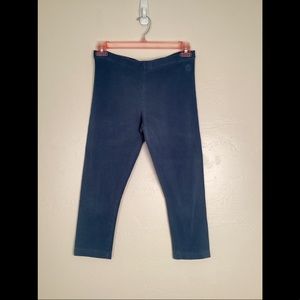 Gaiam Capri Length Dark Blue Tights Size Large